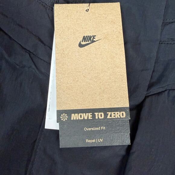 Nike Tech Jacket Black Hidden Hood UPF 40+ Men's Small FZ0714-010 MSRP $225 NWTR - Picture 5 of 5